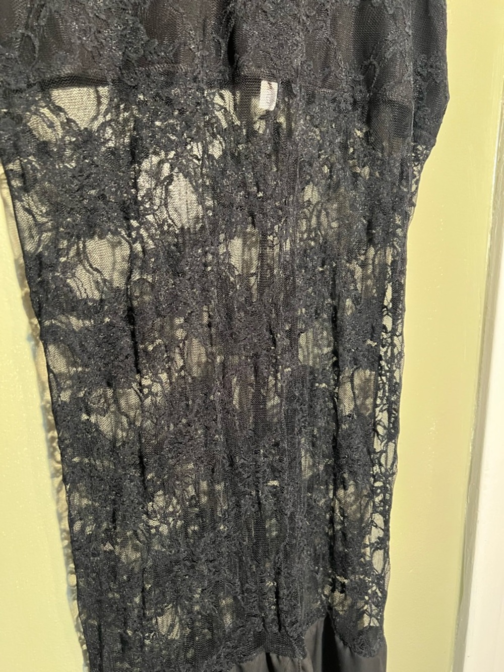 BellyBabyWear by Ana Brandt Strapless Maternity Gown Black Lace - Picture 5 of 11